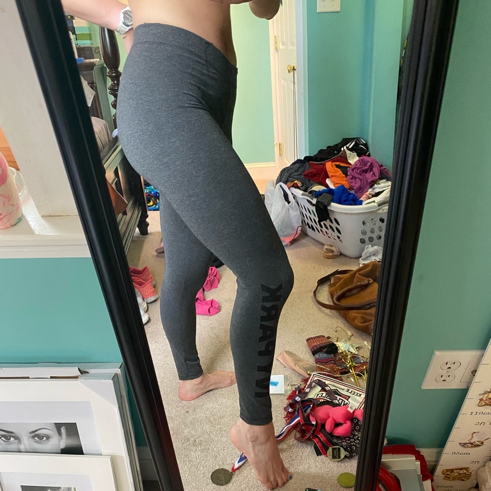 Ivy Park grey cotton leggings